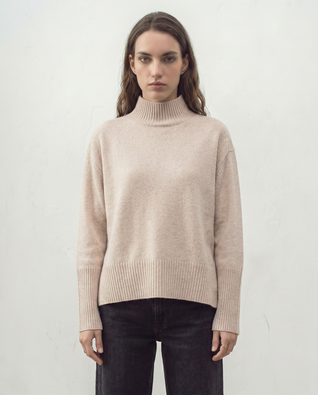 TIBER CHUNKY HI-LO HEM POLO