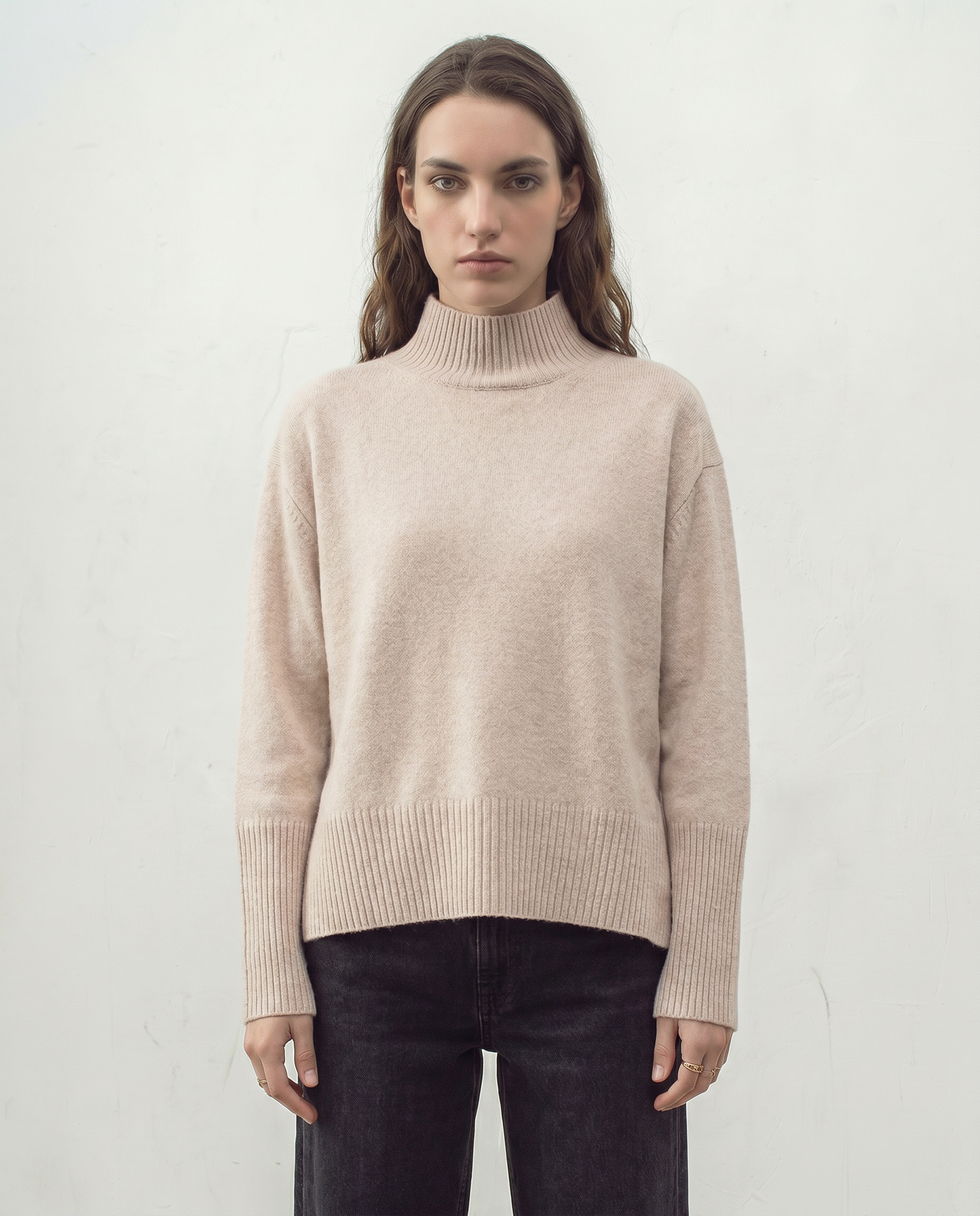 TIBER CHUNKY HI-LO HEM POLO