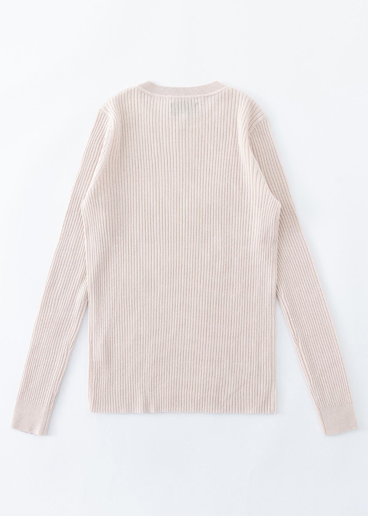 VESPA RIBBED LS CREW