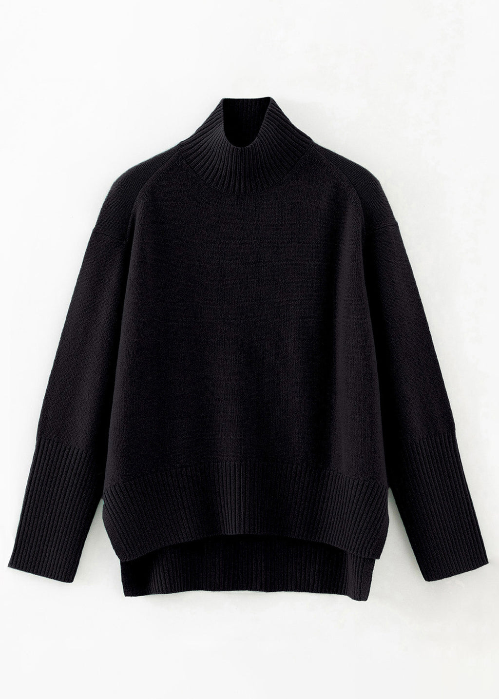 TIBER CHUNKY HI-LO HEM POLO