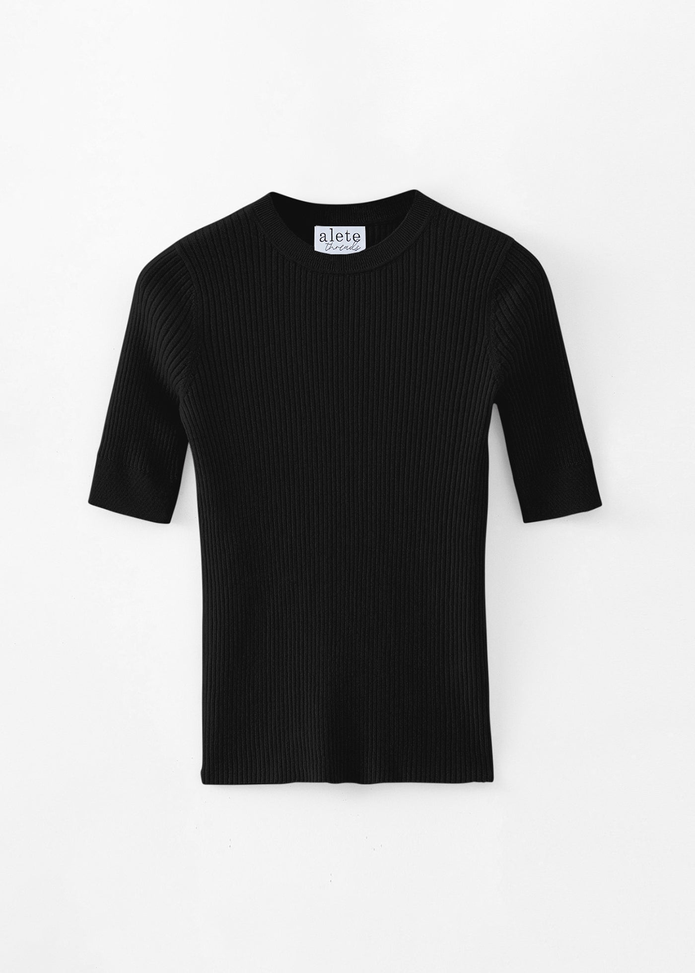 VESPA RIBBED SS CREW