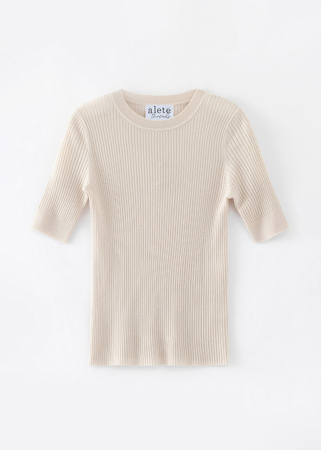 VESPA RIBBED SS CREW