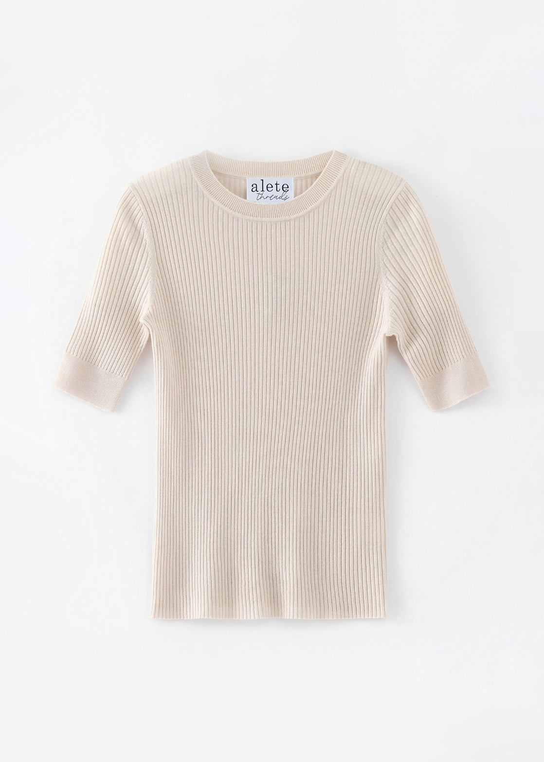 VESPA RIBBED SS CREW