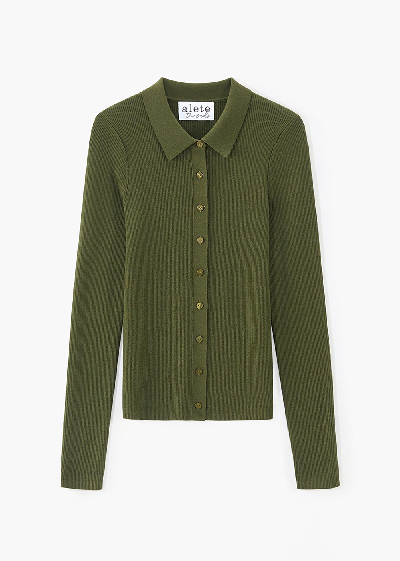 LULU RIBBED CARDIGAN