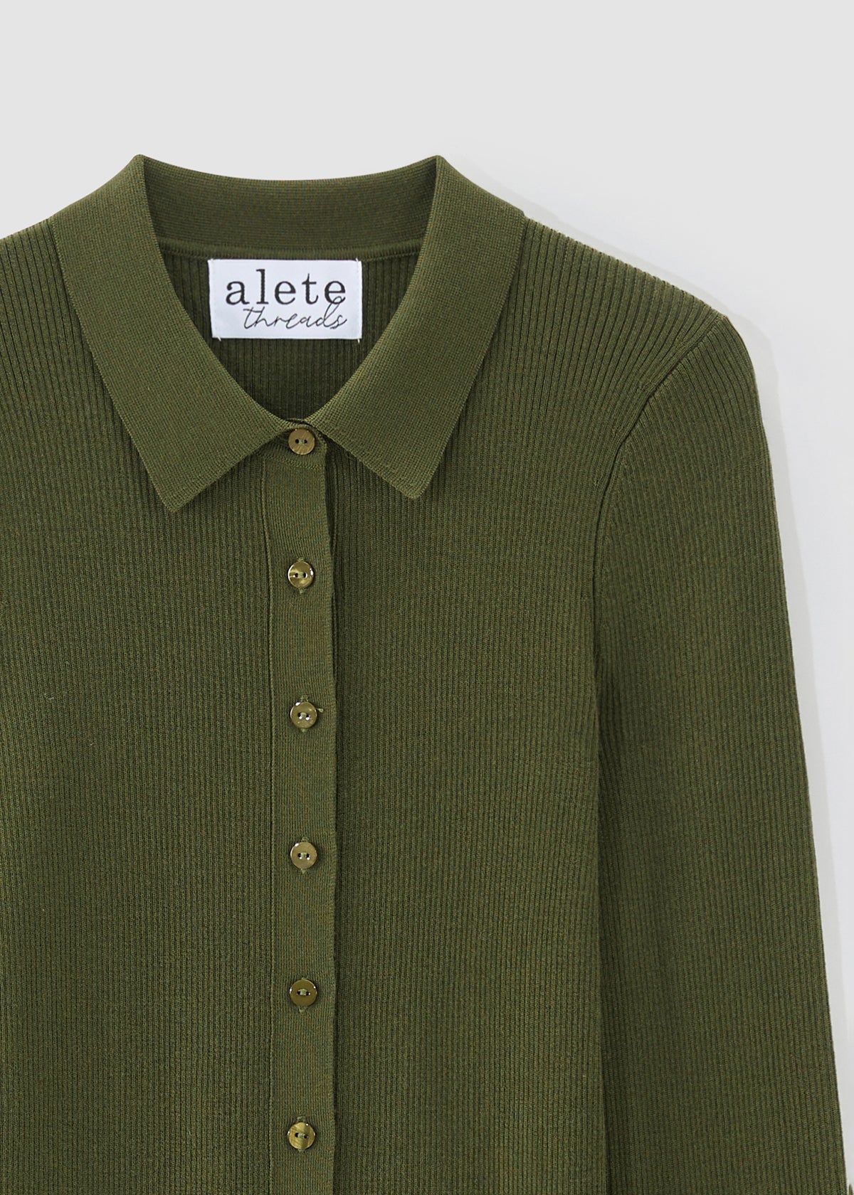 LULU RIBBED CARDIGAN