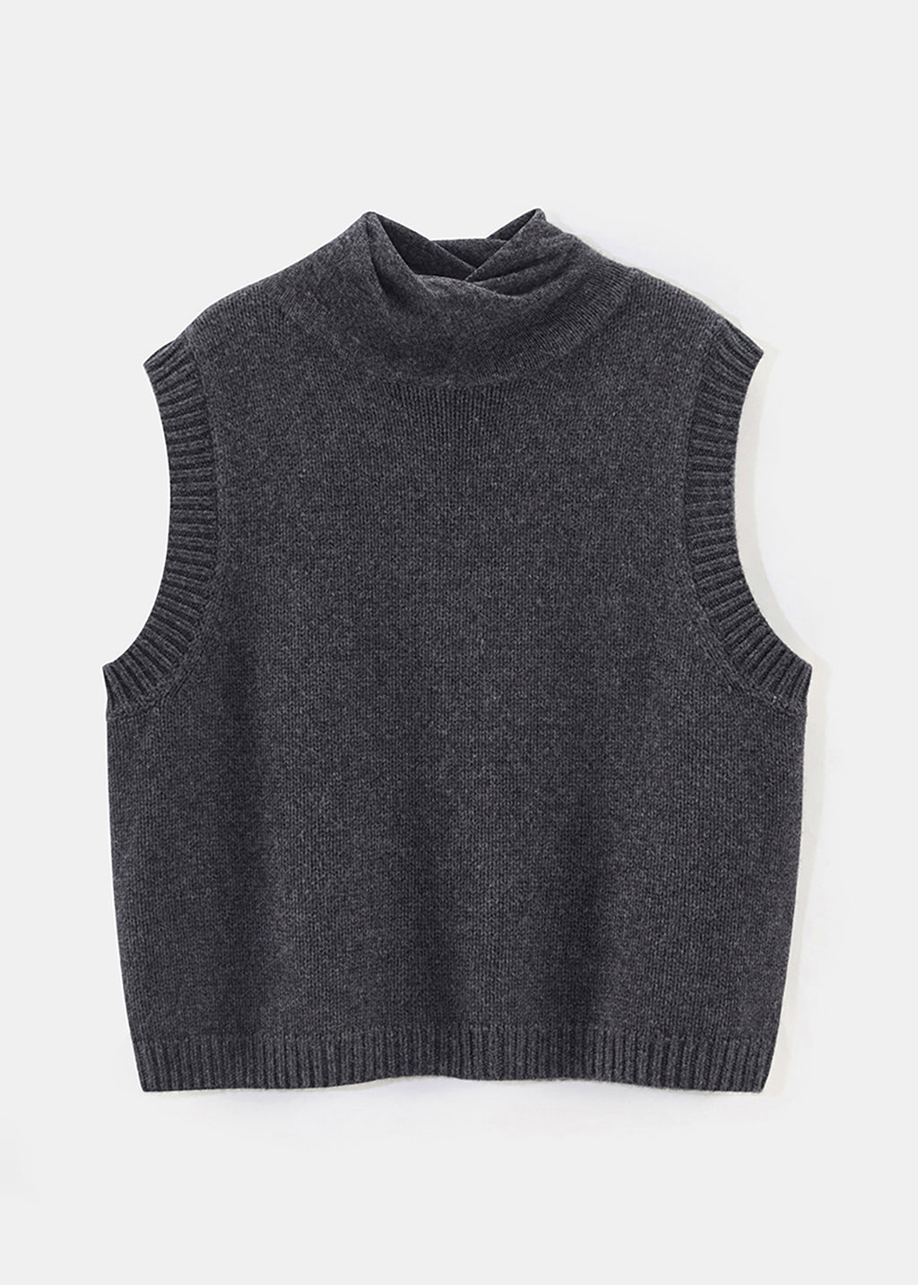 TWISTED COLLAR VEST